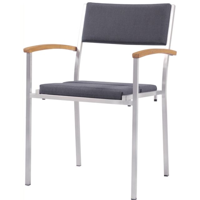 Quadux Sessel Edelstahl