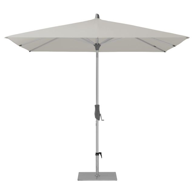 Glatz Sonnenschirm Alu Twist 240x240 cm pale grey