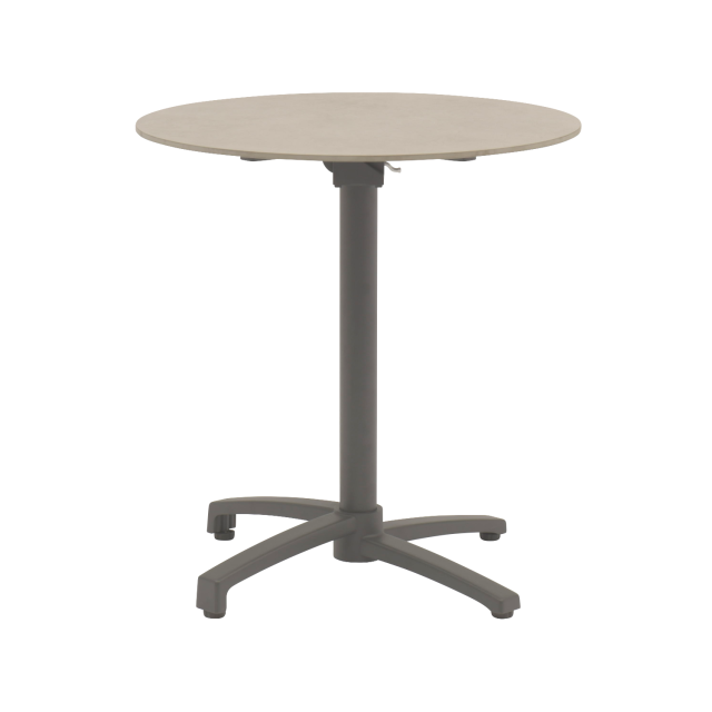Klapptisch Salvador 70cm rund Ceramic Beton Optik