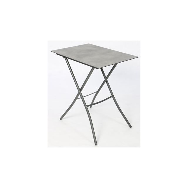 HPL Klapptisch 50x70cm - Schiefer-Dekor